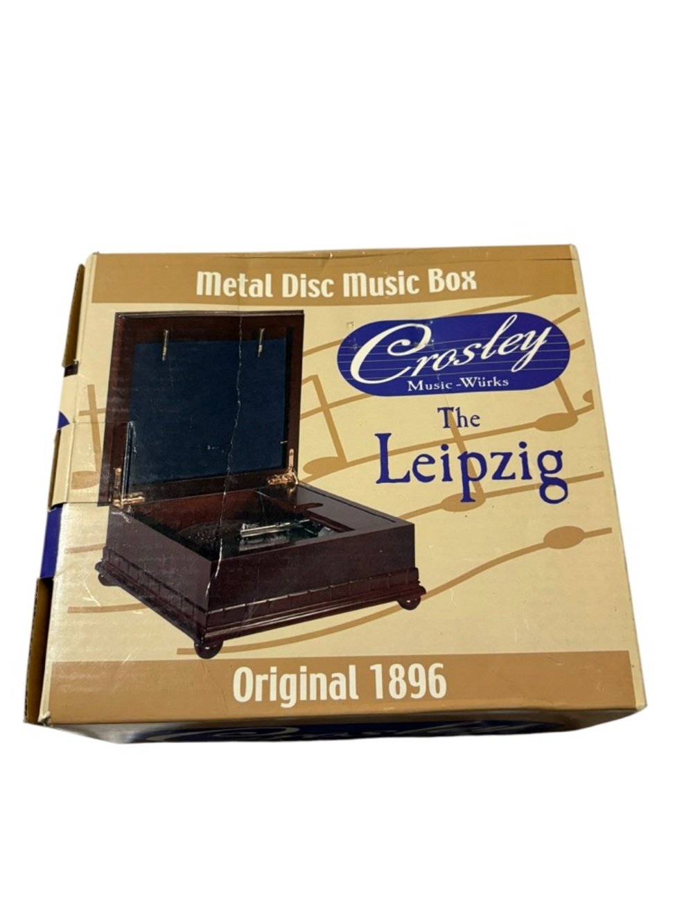 Crosley Leipzig Metal Disc Music Box